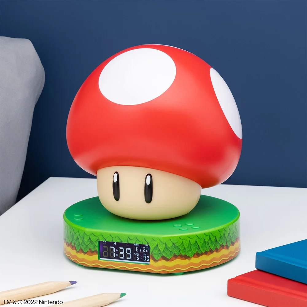 Super Mushroom Digital Alarm Clock Bild 1
