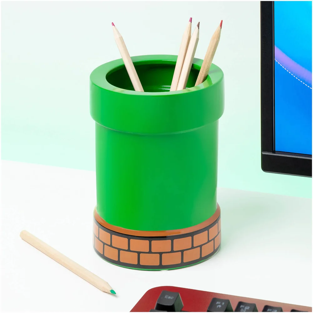 Super Mario Pipe Plant and Pen Pot Bild 1