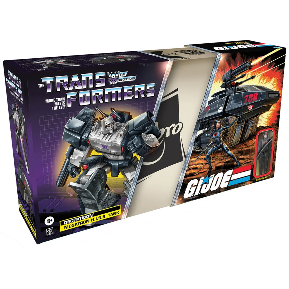 Hasbro Transformers Collaborative: G.I. Joe Mash-Up, Megatron H.I.S.S. Tank and Baroness Set Bild 1