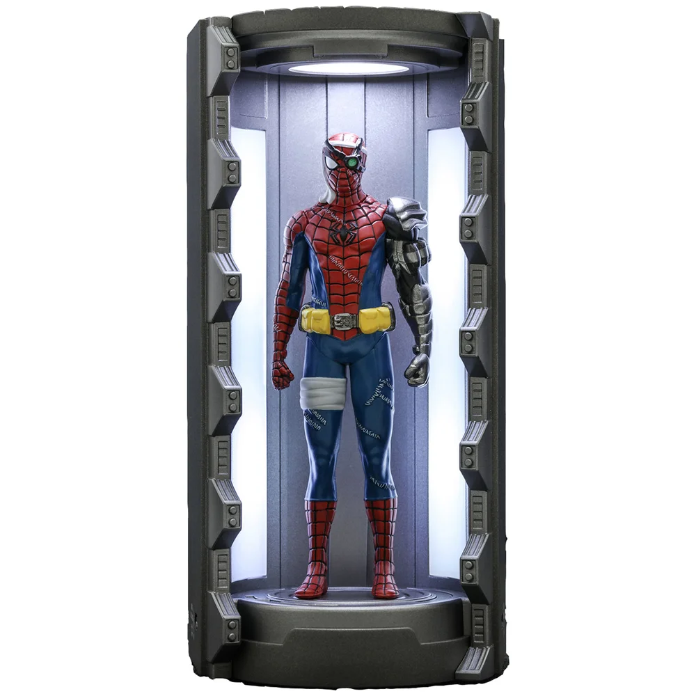 Hot Toys Marvel's Spider-Man Cyborg Suit with Spider-Man Armory Video Game Masterpiece Compact Miniature Figure Bild 1