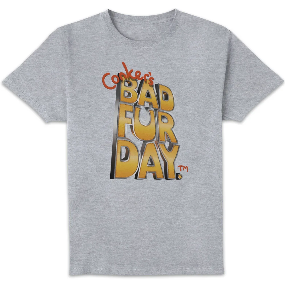 Conker Bad Fur Day Unisex T-Shirt - Grey - S Bild 1