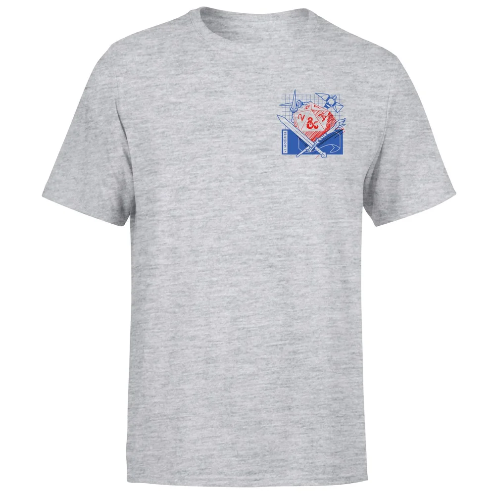 Dungeons & Dragons Players Handbook Unisex T-Shirt - Grey - S Bild 1