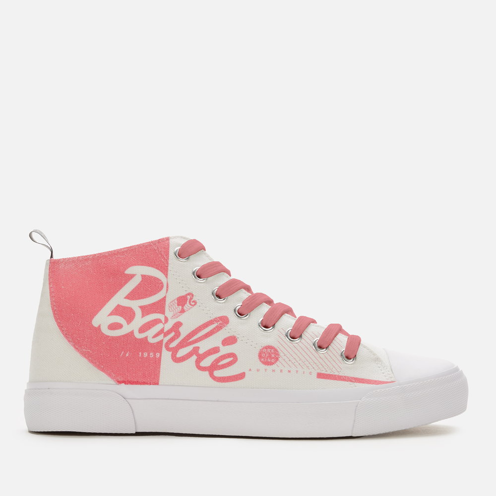 Akedo x Barbie Kids' High Top - White - UK Kids 10 / EU28 Bild 1