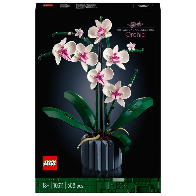 LEGO Icons Orchidee, Set für Erwachsene mit künstlichen Pflanzen (10311)