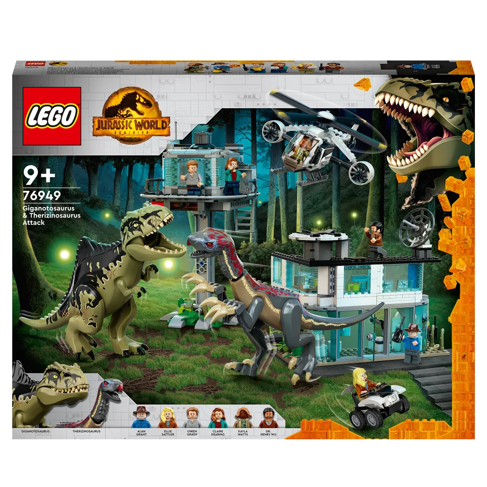 LEGO Jurassic World: Giganotosaurus & Therizinosaurus Angriff Set (76949) Bild 1