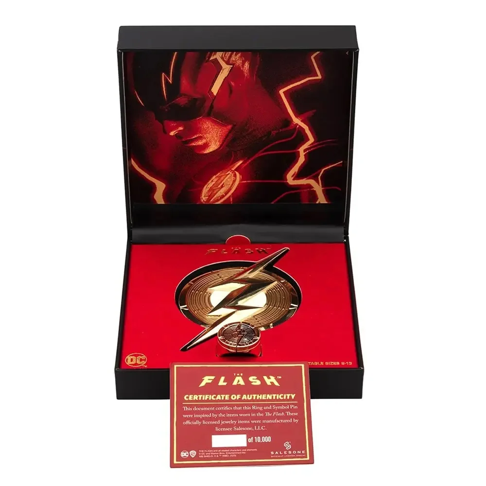 SalesOne DC Comics The Flash Pin And Ring Replica Numbered Limited Edition Bild 1