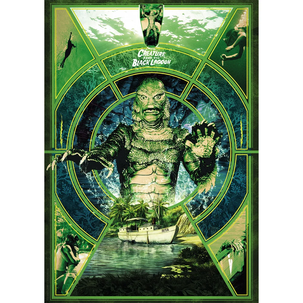 Fanattik Creature from the Black Lagoon Limited Edition Art Print Bild 1
