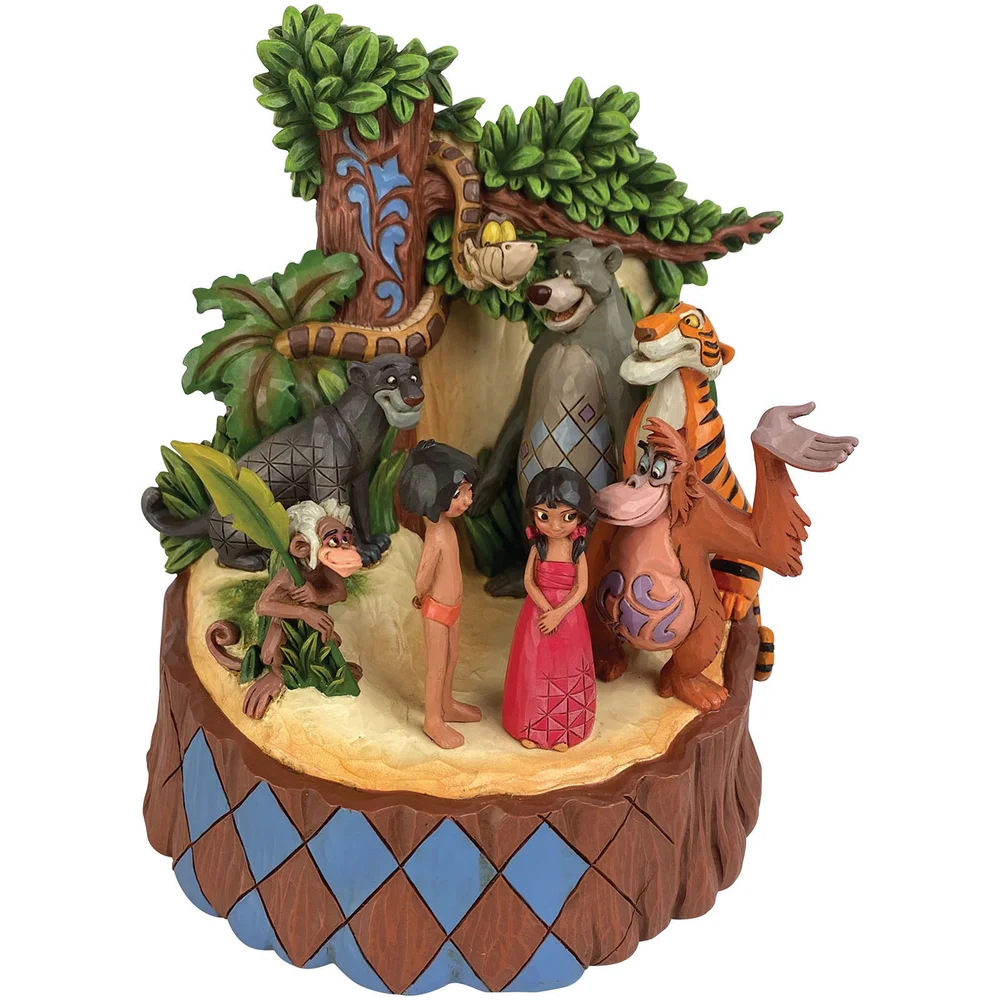 Disney Traditions Jungle Book Carved by Heart Figurine Bild 1