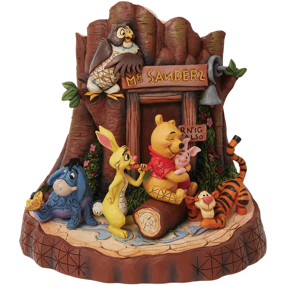 Disney Traditions Winnie the Pooh Carved by Heart Figurine Bild 1