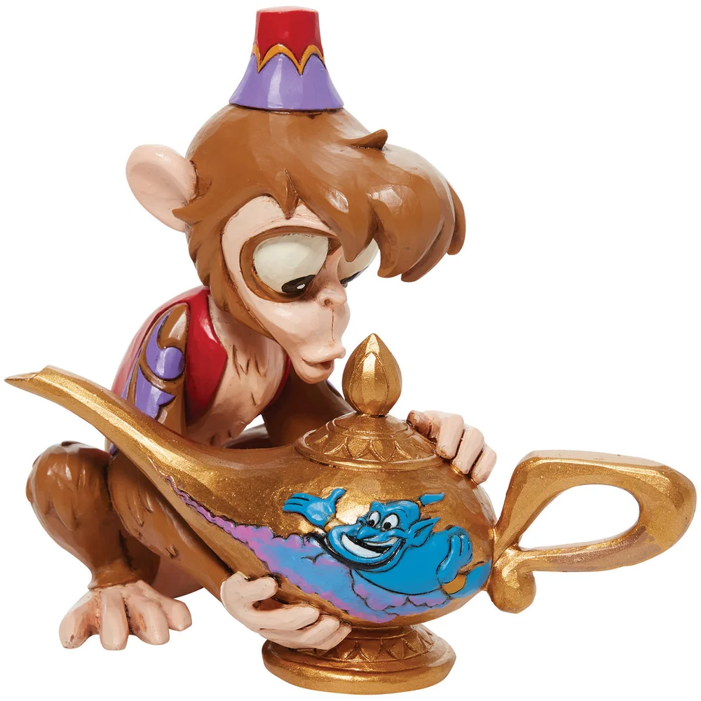 Disney Traditions Aladdin - Abu with Genie Lamp Figurine Bild 1