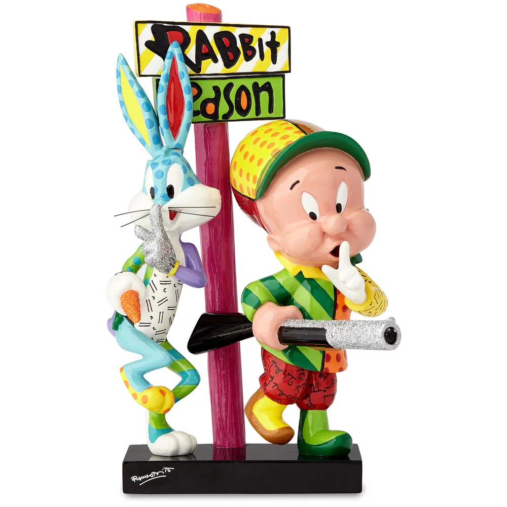 Looney Tunes Britto Elmer and Bugs Bunny Figurine Bild 1