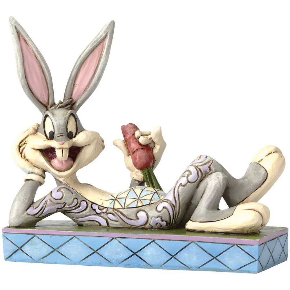 Looney Tunes by Jim Shore 'Cool as a Carrot' Bugs Bunny Figurine Bild 1
