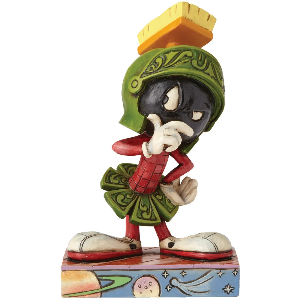 Looney Tunes by Jim Shore 'World Conqueror' Marvin the Martian Figurine Bild 1