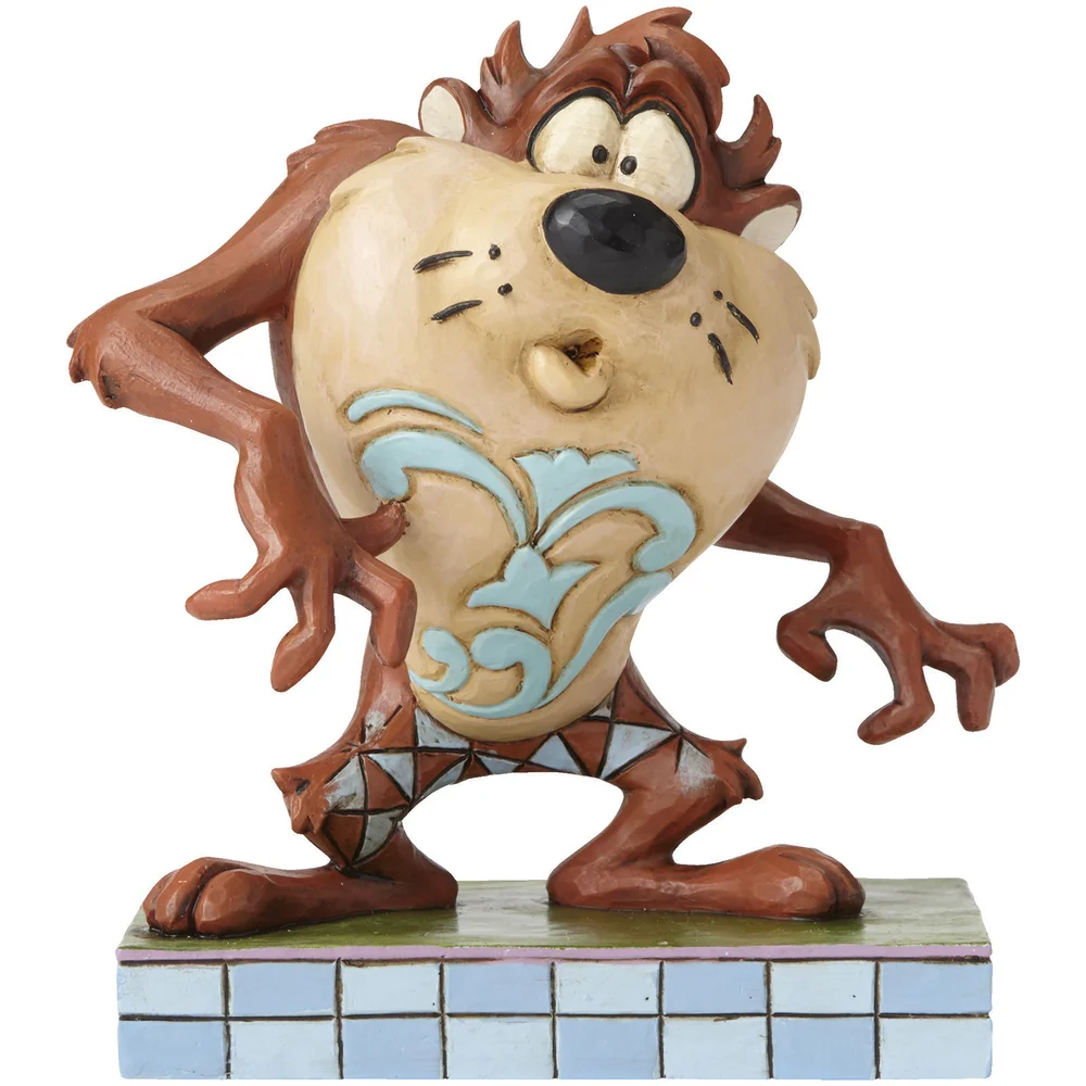 Looney Tunes by Jim Shore 'Huh?' Tasmanian Devil Figurine Bild 1