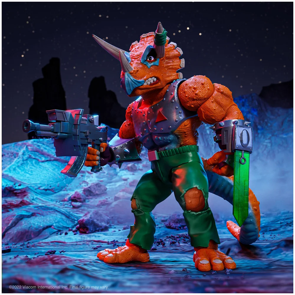 Super7 Teenage Mutant Ninja Turtles Ultimates! Figure - Triceraton Bild 1