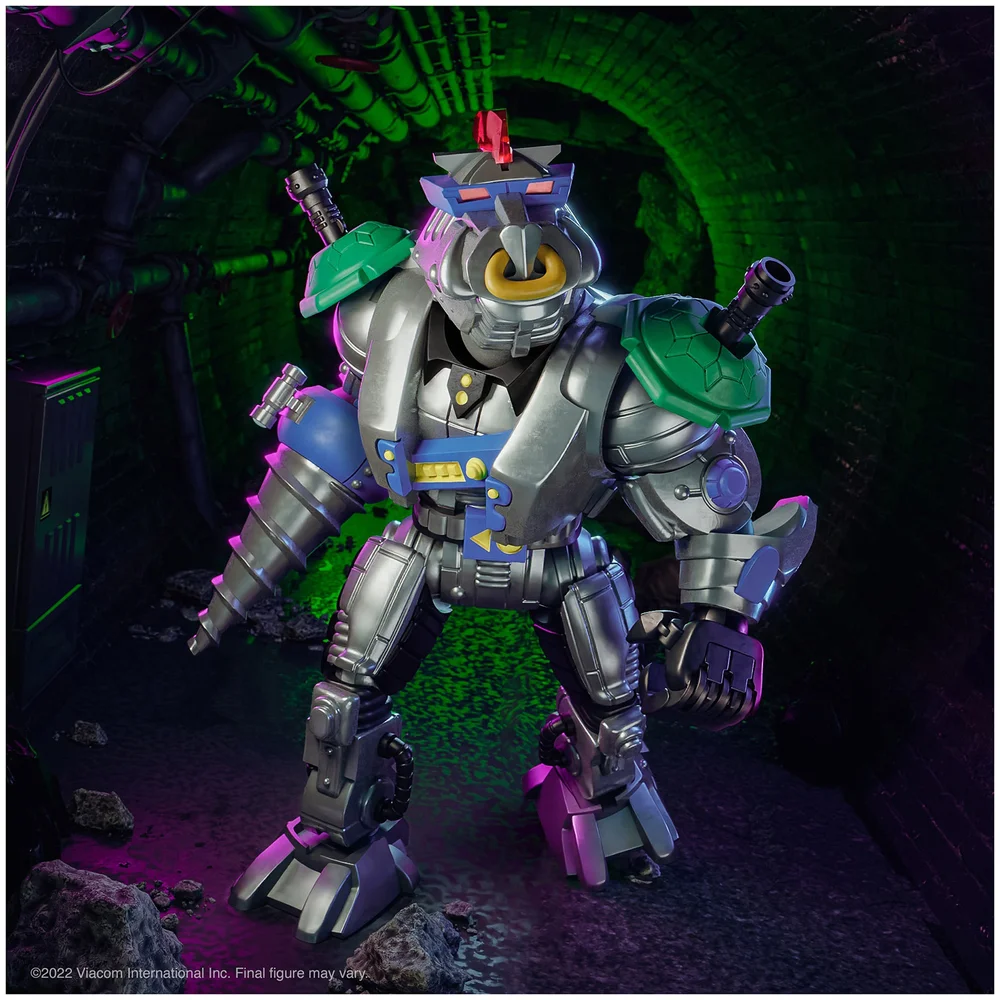Super7 Teenage Mutant Ninja Turtles Ultimates! Figure - Robotic Bebop Bild 1