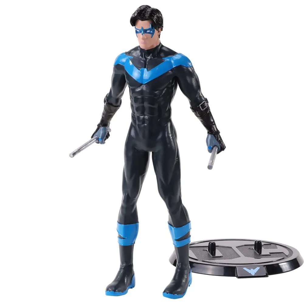 Noble Collection DC Comics Nightwing BendyFig 7 Inch Action Figure Bild 1
