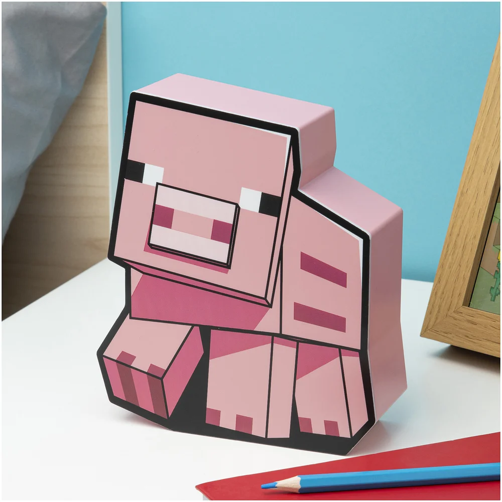 Minecraft Pig 2D Box Light Bild 1