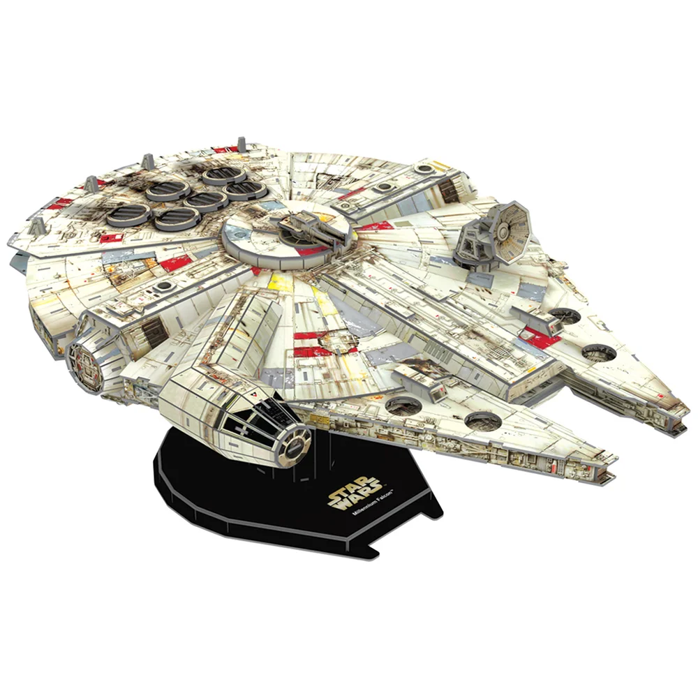 Star Wars Millennium Falcon Paper Core 3D Puzzle Model Bild 1