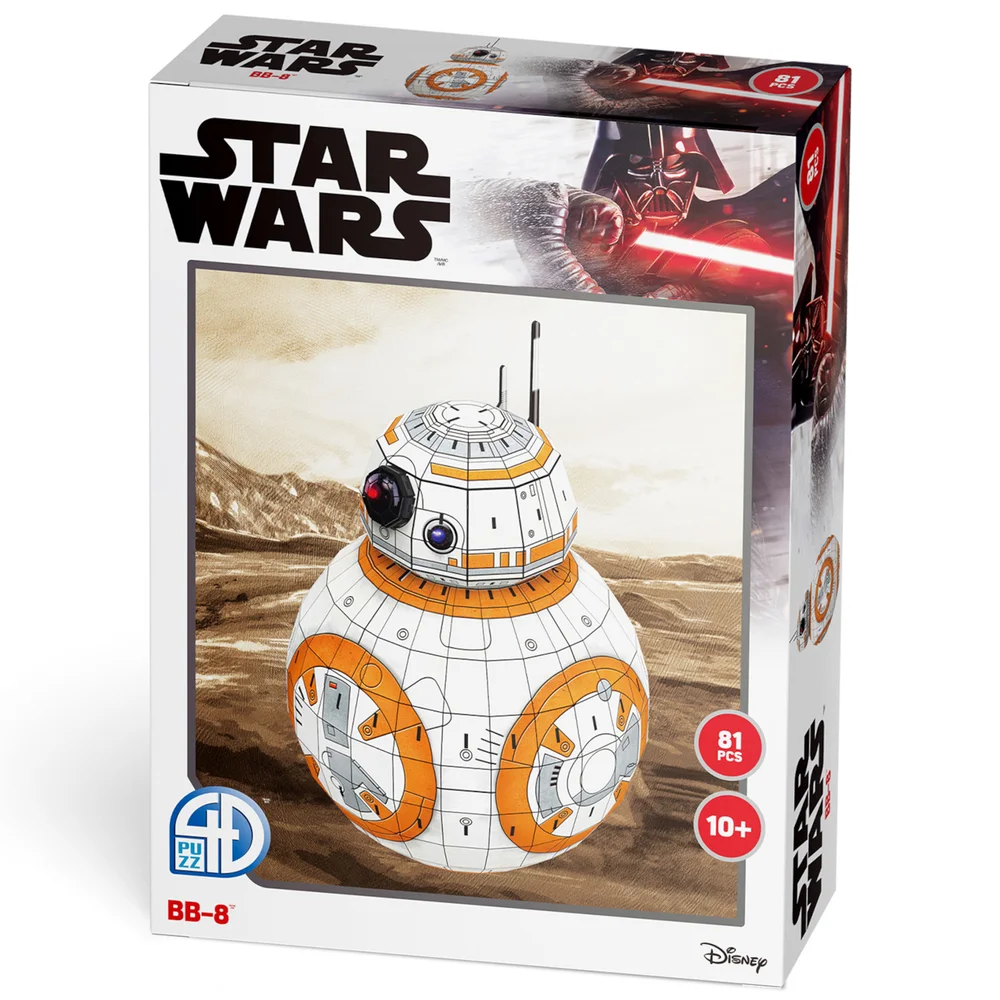 Star Wars BB-8 Paper Core 3D Puzzle Model Bild 1