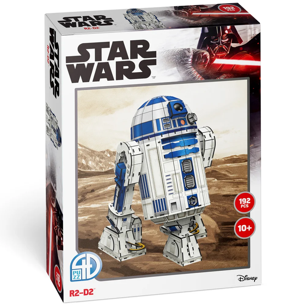Star Wars R2-D2 Paper Core 3D Puzzle Model Bild 1