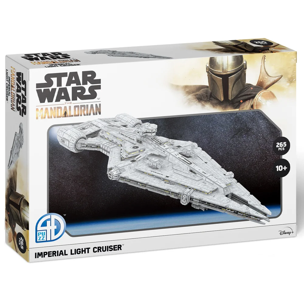 Star Wars: The Mandalorian Imperial Light Cruiser Paper Core 3D Puzzle Model Bild 1