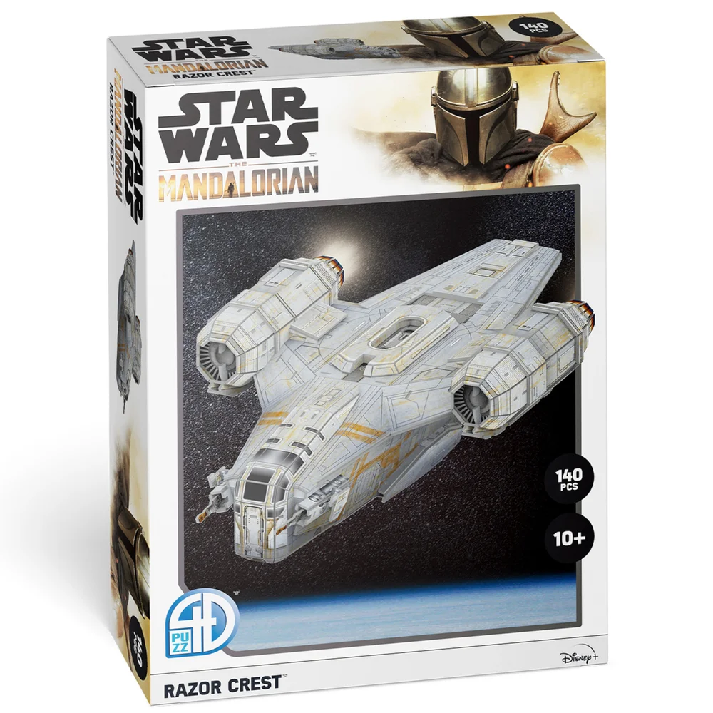 Star Wars: The Mandalorian Razor Crest Paper Core 3D Puzzle Model Bild 1