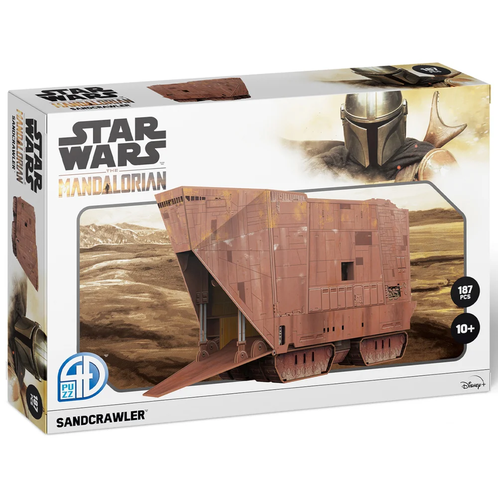 Star Wars: The Mandalorian Sandcrawler Paper Core 3D Puzzle Model Bild 1