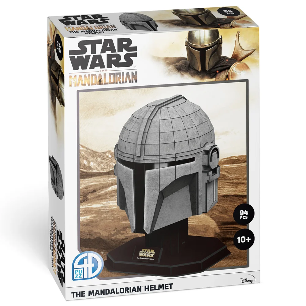 Star Wars: The Book of Boba Fett The Mandalorian's Helmet Paper Core 3D Puzzle Model Bild 1