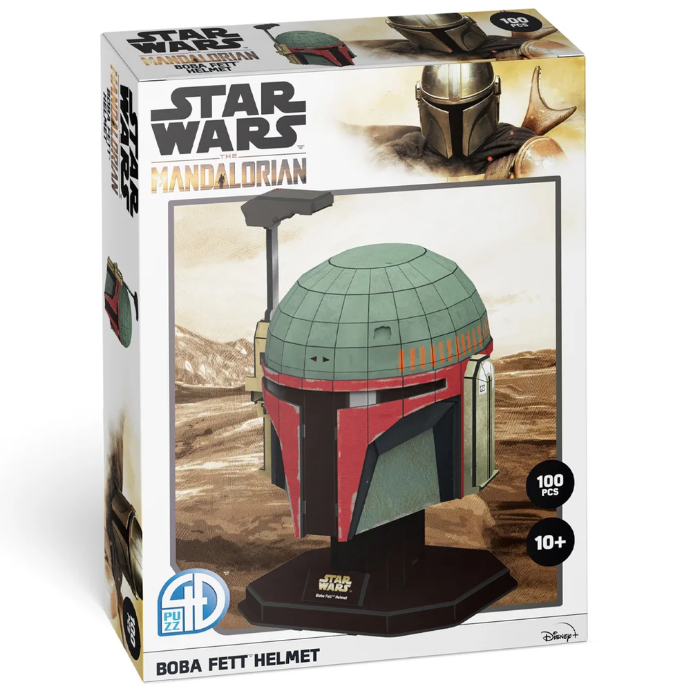 Star Wars: The Book of Boba Fett Boba Fett's Helmet Paper Core 3D Puzzle Model Bild 1