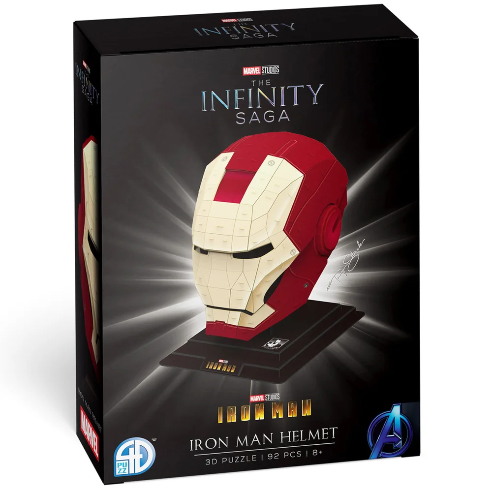 Marvel Studios: Iron Man Helmet Paper Core 3D Puzzle Model Bild 1