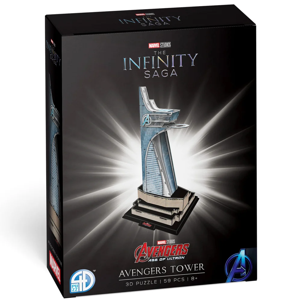 Marvel Studios: Avengers Tower Paper Core 3D Puzzle Model Bild 1