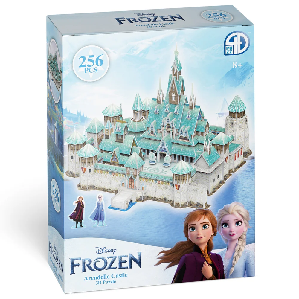 Disney Frozen Arendelle Castle Paper Core 3D Puzzle Model Bild 1