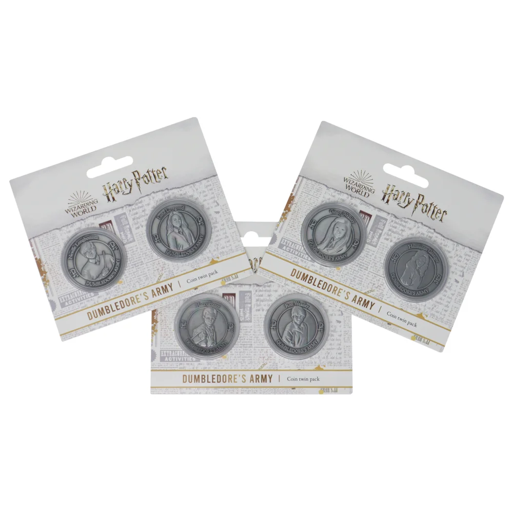 Harry Potter Set of Limited Edition Dumbledore's Army Collectible Coins Bild 1