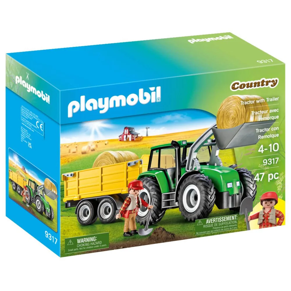 Playmobil Tractor with Trailer (9317) Bild 1
