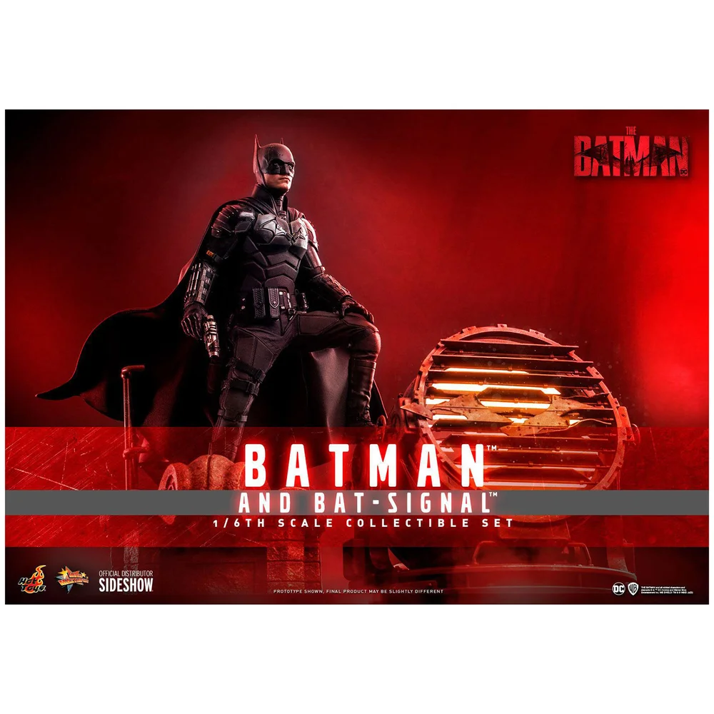 Hot Toys DC Comics The Batman Movie Masterpiece Action Figure 1/6 Batman with Bat-Signal 31 cm Bild 1