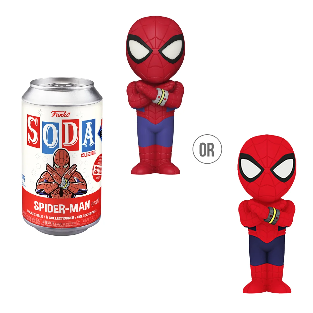 Marvel Comics Japanese Spider-Man w/Glow Chase Vinyl Soda Figure Bild 1