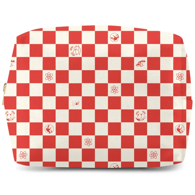 Jurassic Park Mr DNA Checker Board Makeup Bag