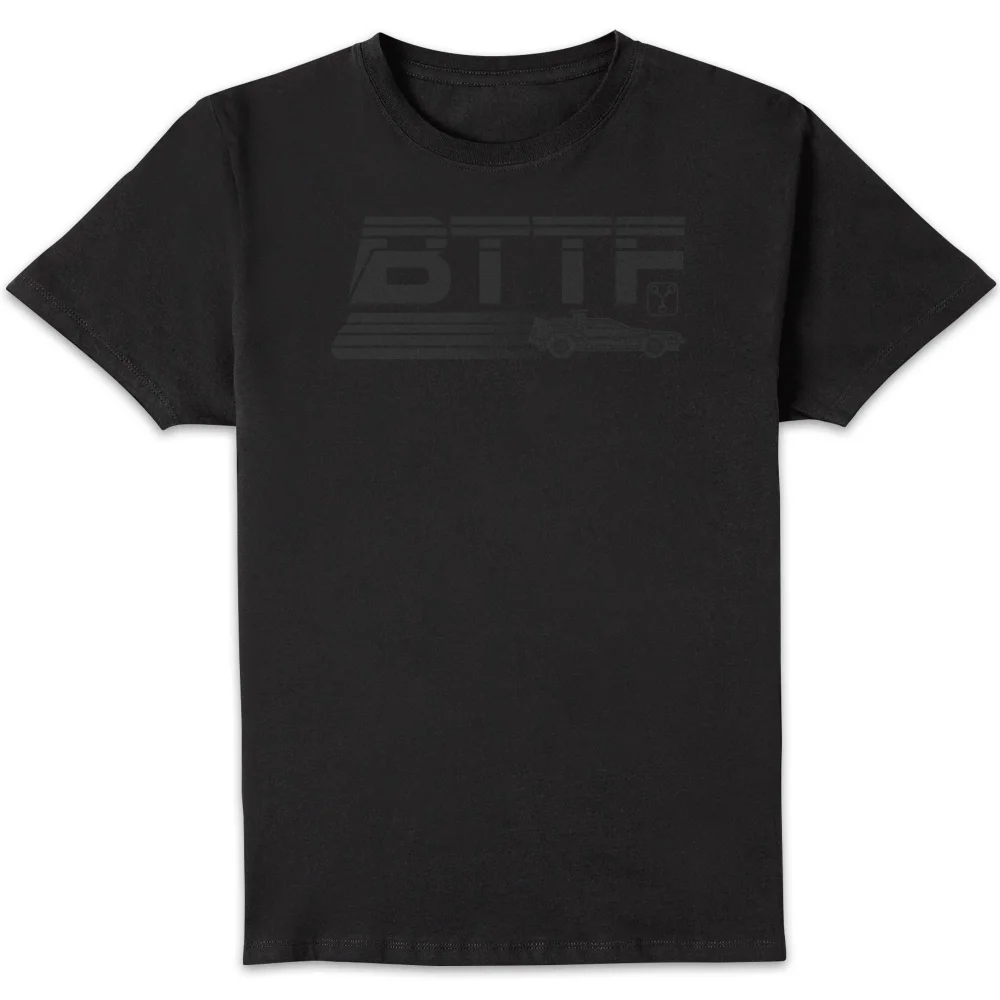 Back To The Future Monochrome Men's T-Shirt - Black - S Bild 1