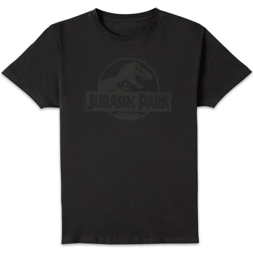 Jurassic Park Monochrome Men's T-Shirt - Black - S Bild 1
