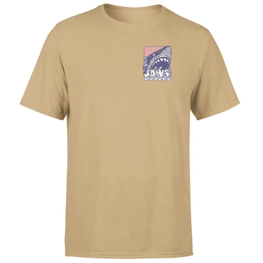 Jaws Retro Unisex T-Shirt - Tan - S Bild 1