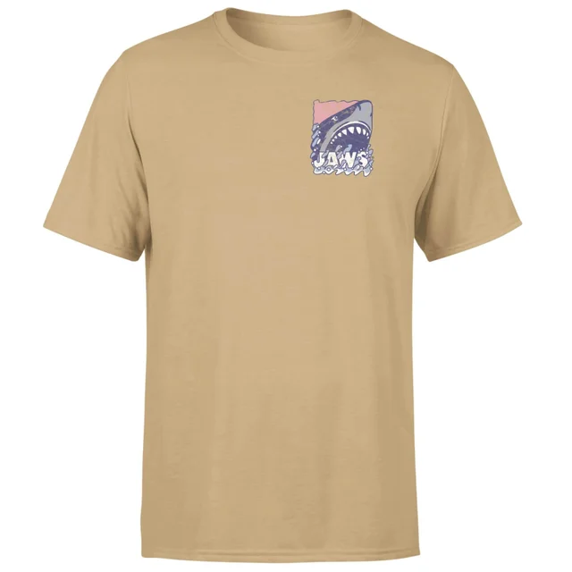 Jaws Retro Unisex T-Shirt - Tan