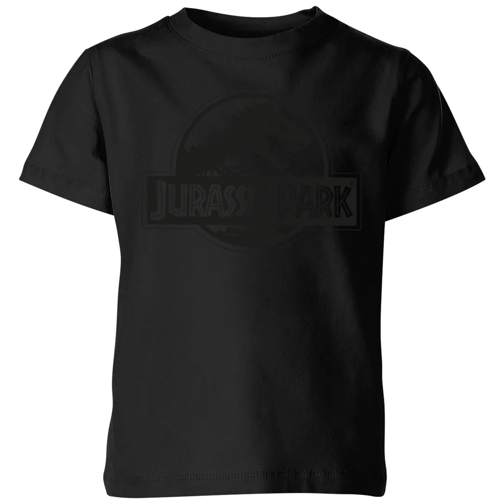 Jurassic Park Monochrome Kids' T-Shirt - Black - 3-4 Jahre Bild 1