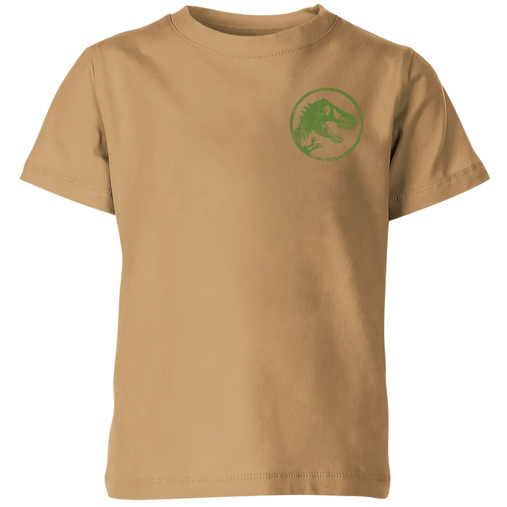 Jurassic Park Into The Wild Kids' T-Shirt - Tan - 7-8 Jahre Bild 1