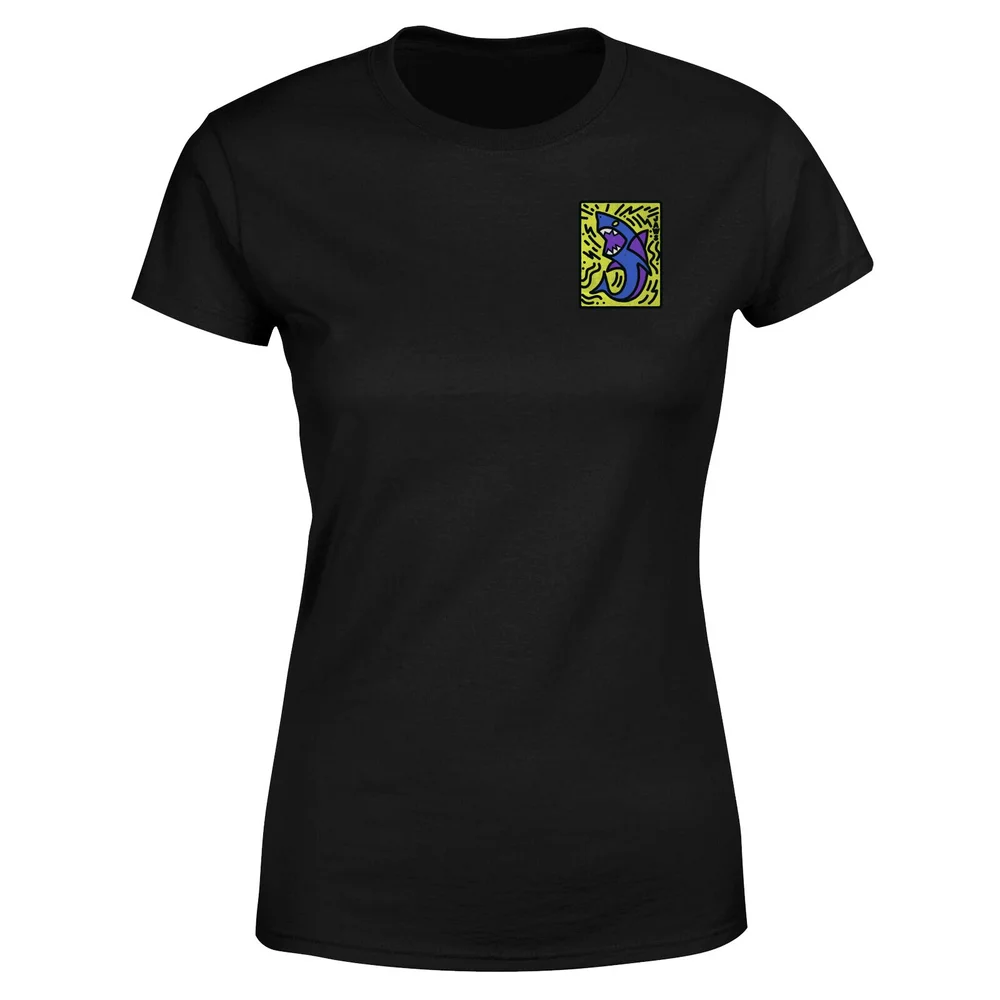 Jaws Doodle Icon Women's T-Shirt - Black - XS Bild 1