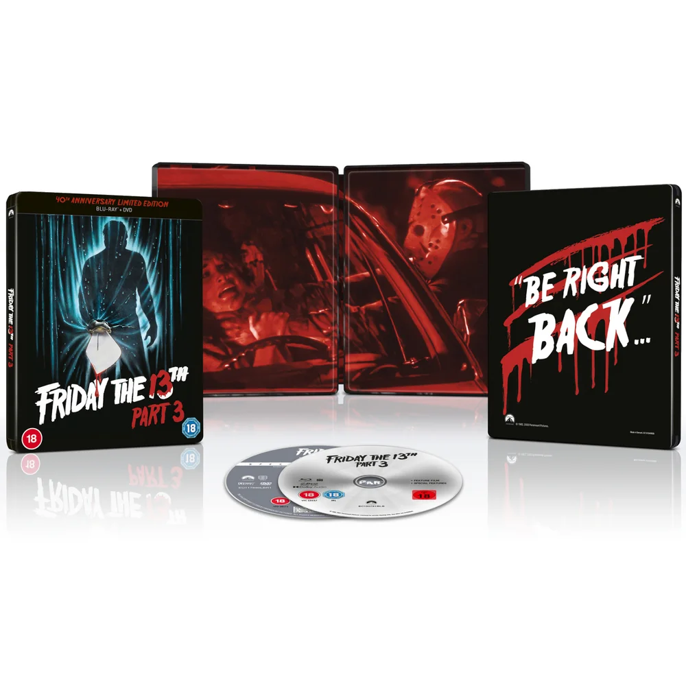 Friday The 13th Part 3 - 40th Anniversary Limited Edition Steelbook Bild 1