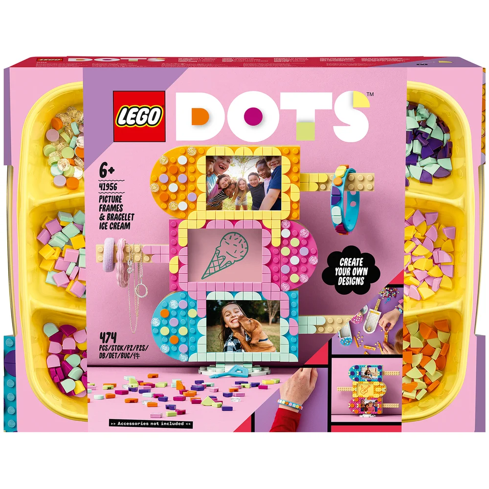 LEGO DOTS: Ice Cream Picture Frames & Bracelet Set (41956) Bild 1