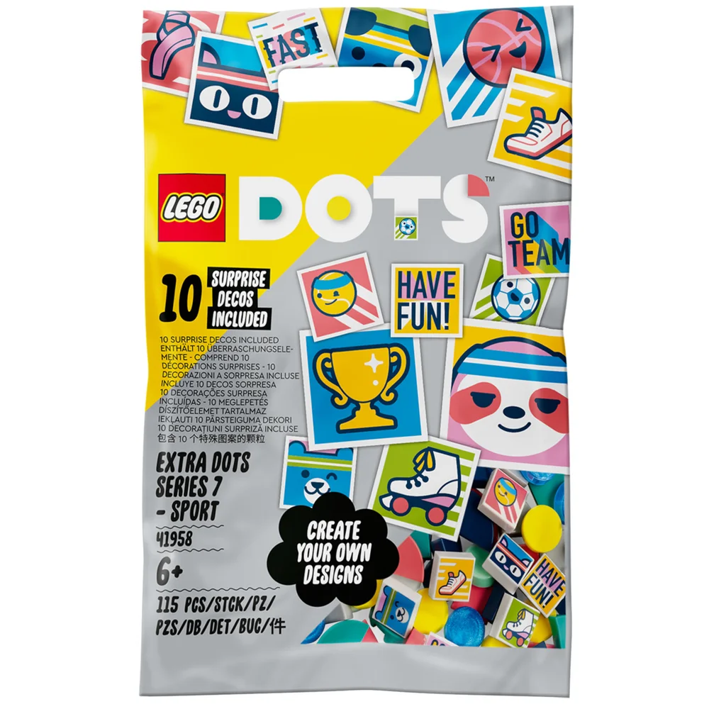 LEGO DOTS: Extra DOTS: Series 7 - SPORT Tiles Craft Set (41958) Bild 1