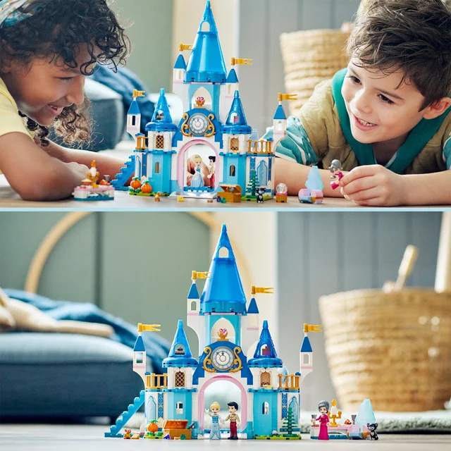 LEGO Disney Princess: Cinderellas Schloss Spielzeug zum Bauen (43206)