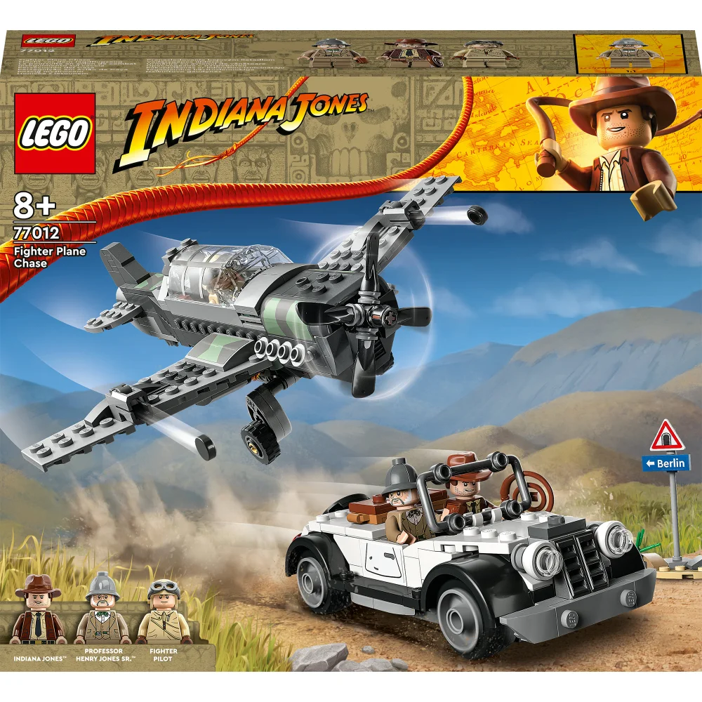 LEGO Indiana Jones Fighter Plane Chase with Toy Car (77012) Bild 1